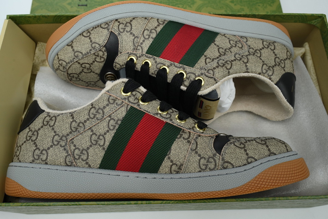 FC God Batch Gucci Screener Sneakers GG Canvas Low-Top