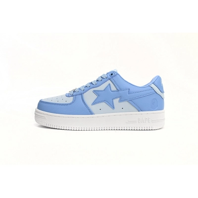  A Bathing Ape Bape Sta Low All Sky Blue  OZXSHM-191-006K 01