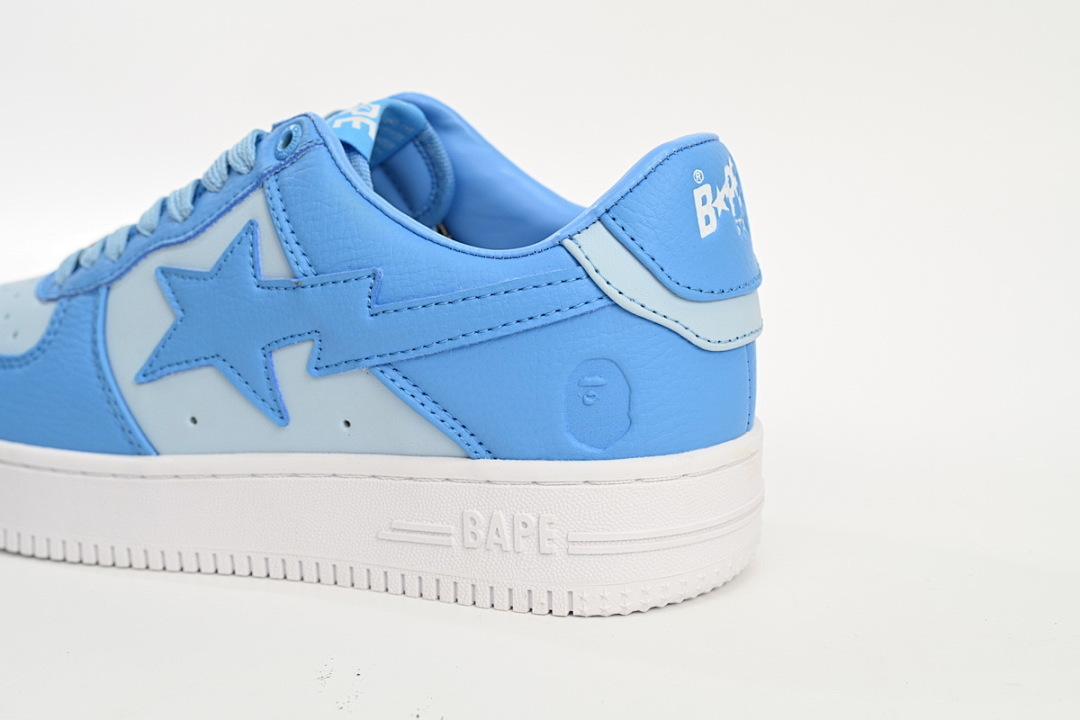  A Bathing Ape Bape Sta Low All Sky Blue  OZXSHM-191-006K