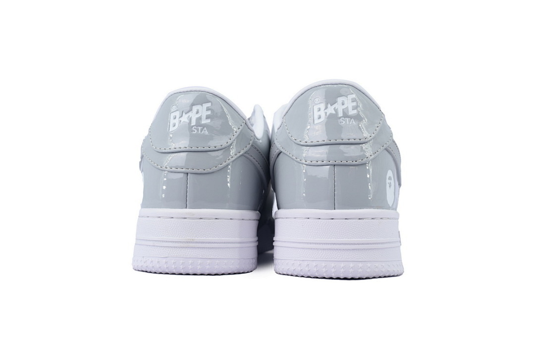A BATHING APE Grey & White Star OZXSHMX91310N