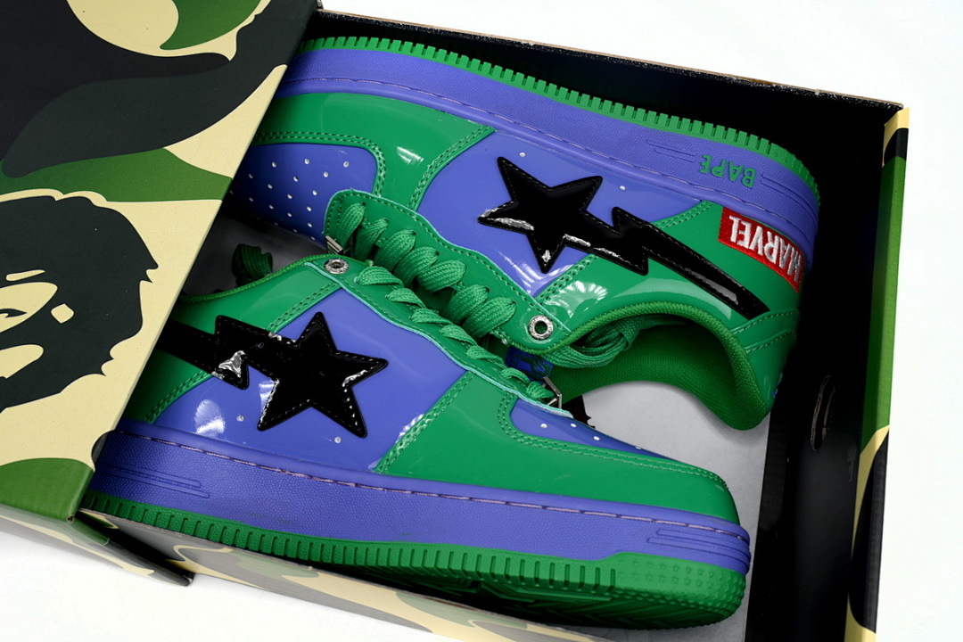 A Bathing Ape Bape Sta Low The Hulk 1I73-291-904 