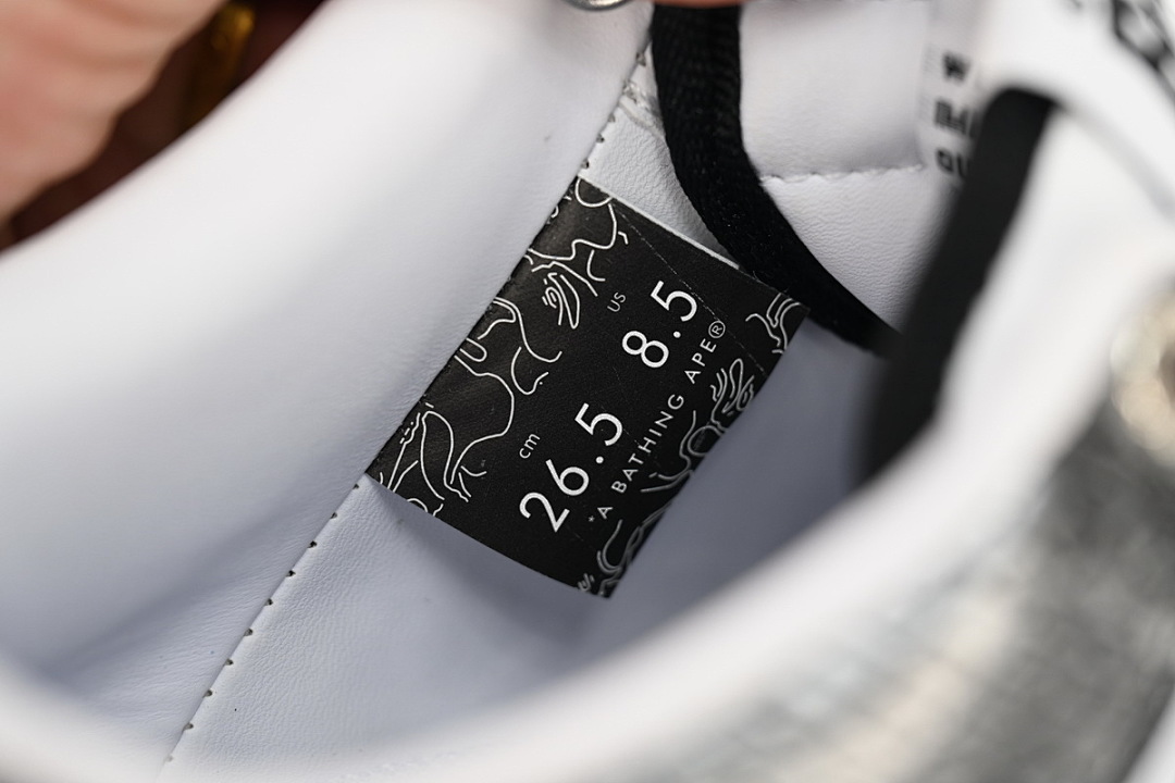  A Bathing Ape Bape Sta Low Black Black Snake Skin 1180 191 009