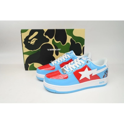 A Bathing Ape Bape Sta Low Captain America 1I73-291-903  02
