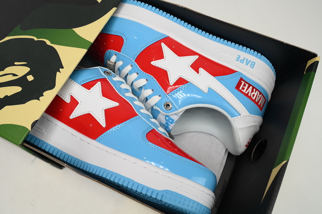 A Bathing Ape Bape Sta Low Captain America 1I73-291-903 