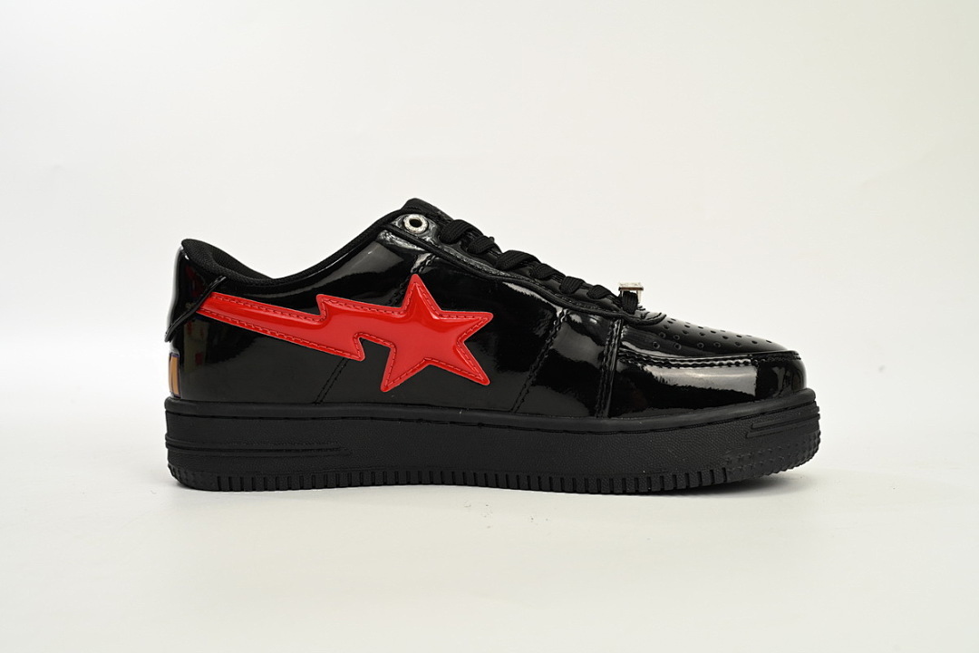 A Bathing Ape Bape Sta Low Black Shark 1H30 191 012 