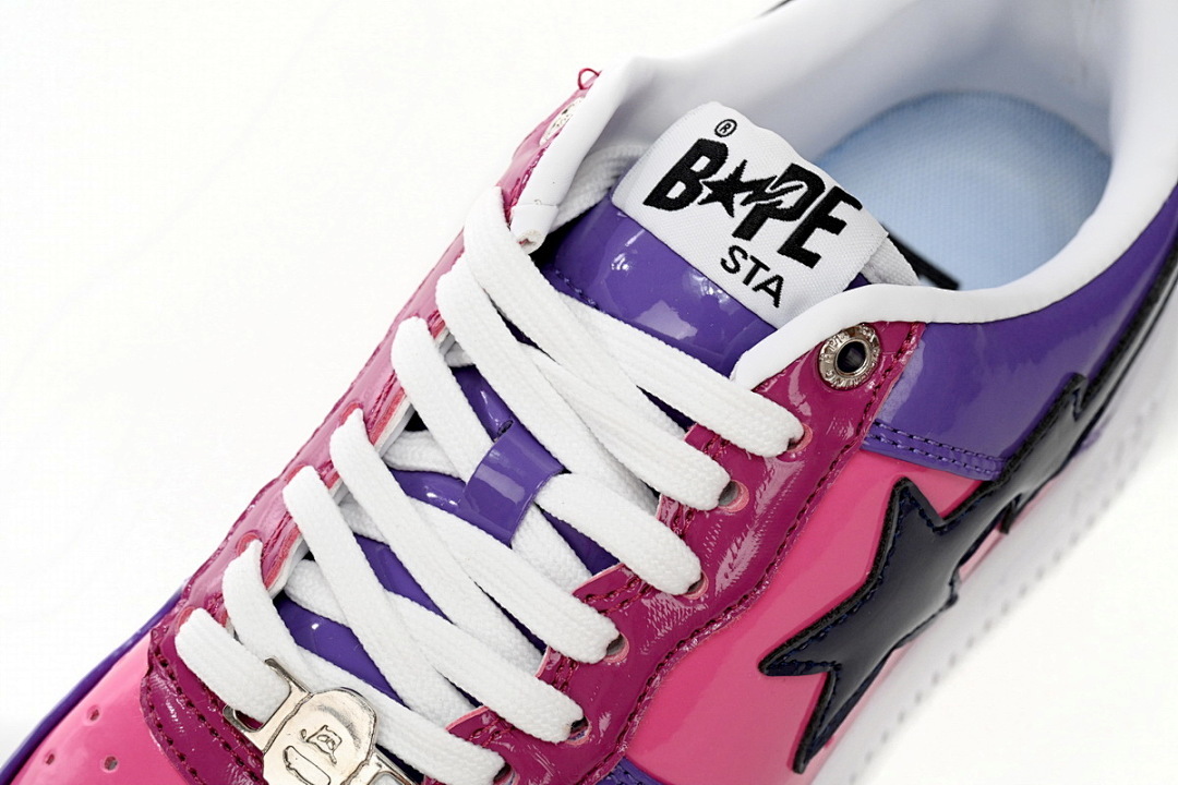 A Bathing Ape Bape Sta Low Purple Mirror Surface 1H20 191 046