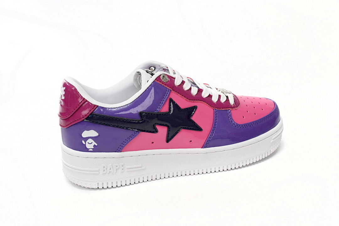  A Bathing Ape Bape Sta Low Purple Mirror Surface 1H20 191 046