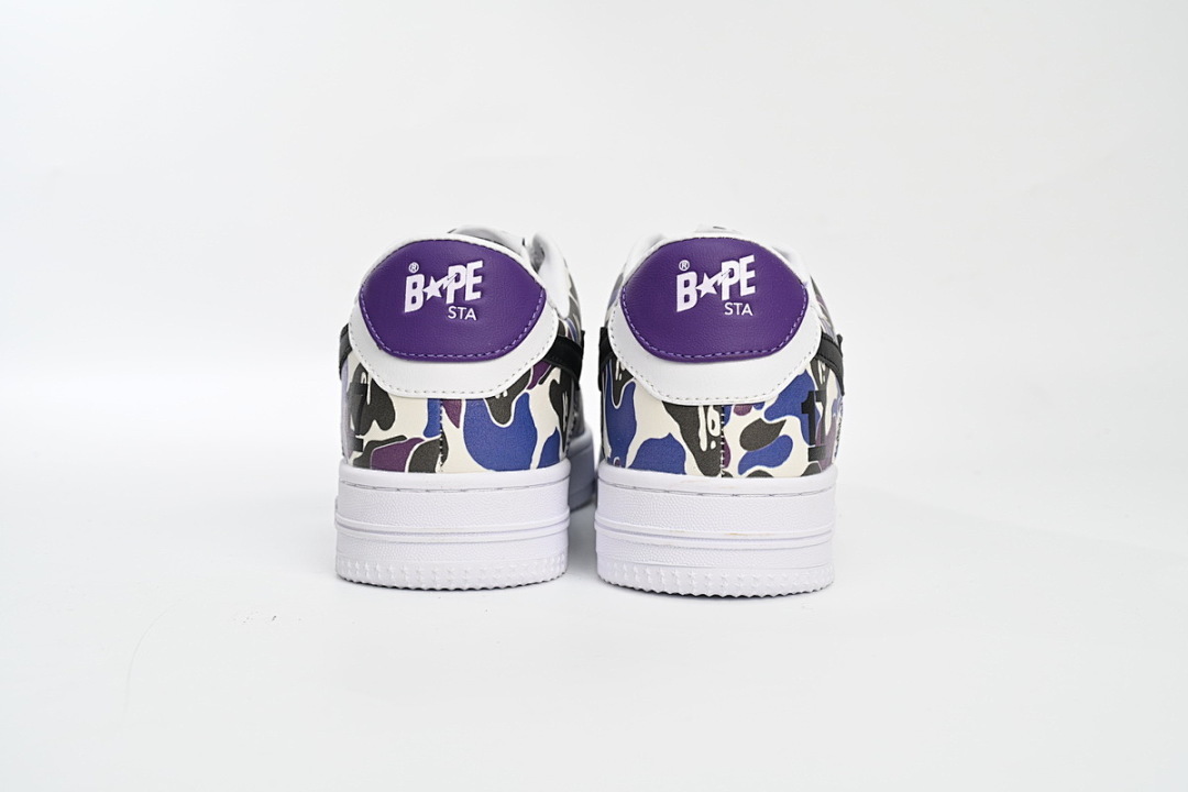 A Bathing Ape Bape Sta Low White Purple Color Spray 1H30-191-004 