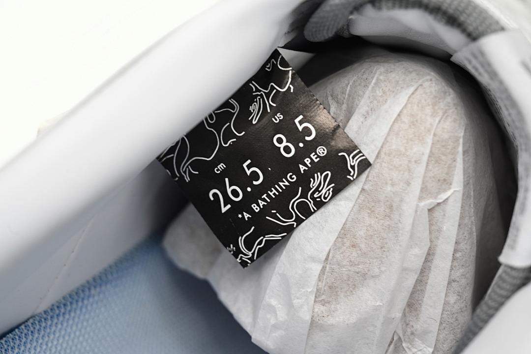  A Bathing Ape Bape Sta Low White Grey Rao Noodles 1170-191-021
