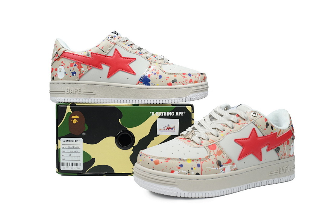 A BATHING APE Bapesta Graffiti Multicolor 1I20-191-009 