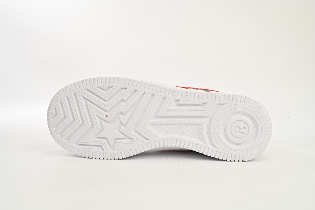  A Bathing Ape Bape Sta Low White Shark 1F70-191-004