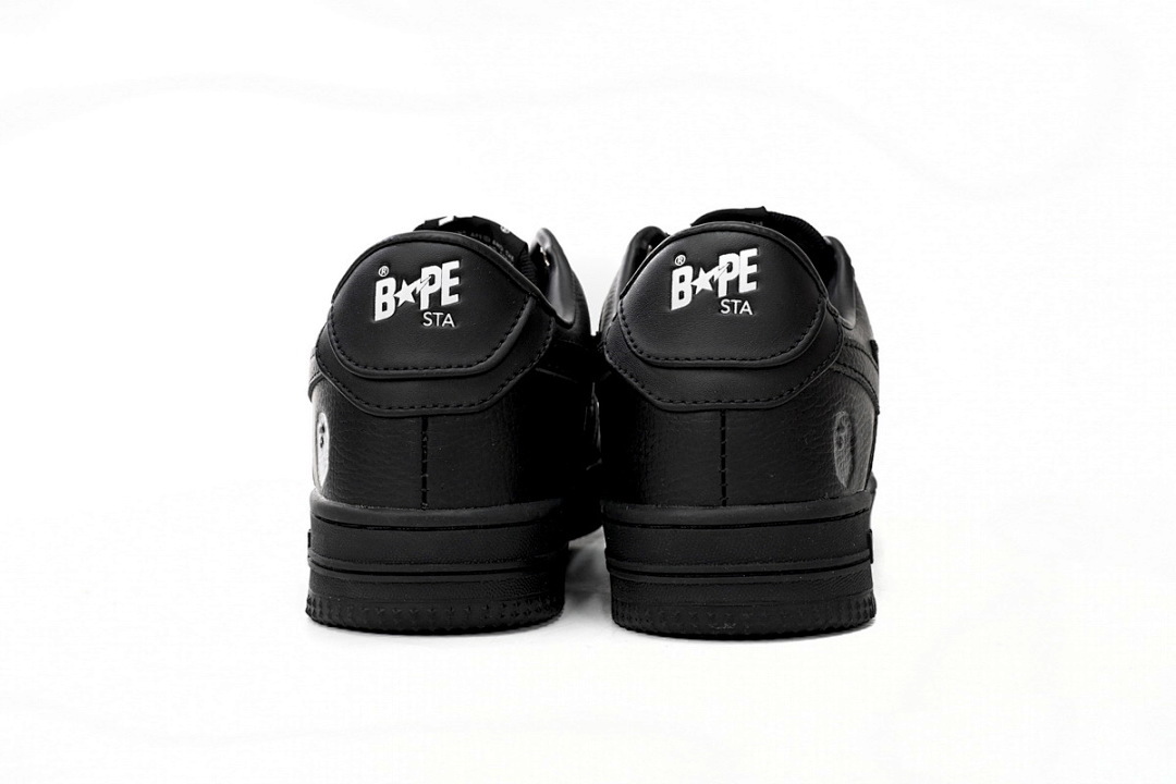 A Bathing Ape Bape Sta Low Black  1J30 -191- 013 