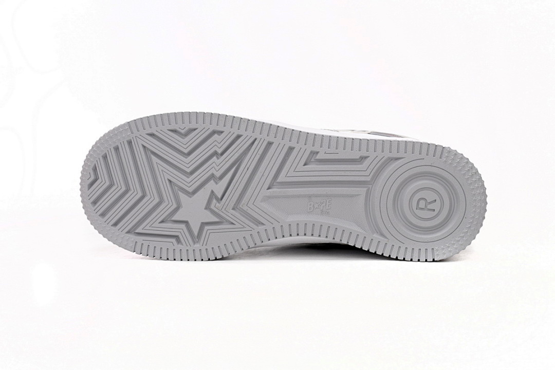  A Bathing Ape Bape Sta Low Silver 1H73 191 921