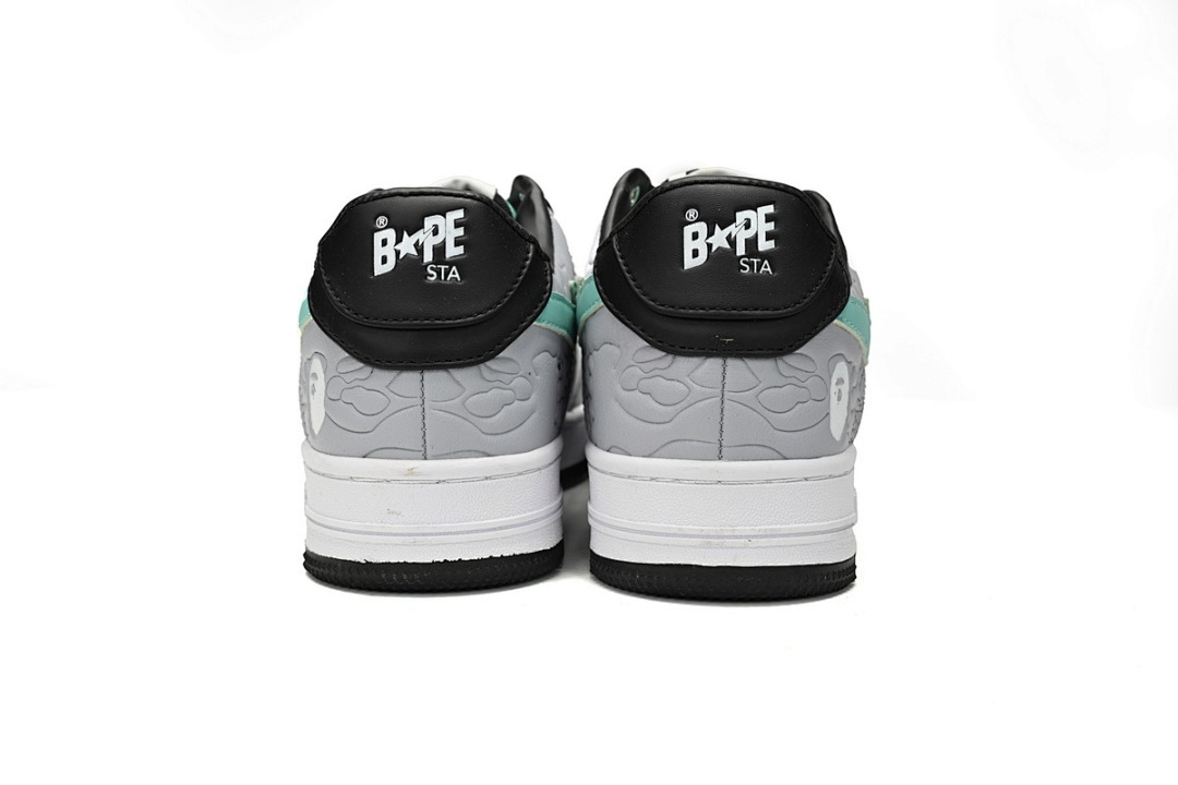A Bathing Ape Bape Sta Low Grey Black Green 1H70-191-002 