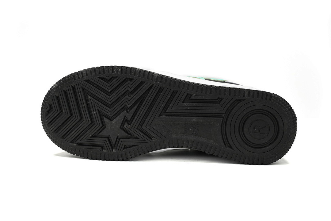 A Bathing Ape Bape Sta Low Grey Black Green 1H70-191-002 