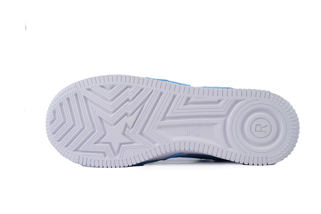 A BATHING APE BAPE STA Low Carolina Blue & White  OZXSHMX91310N