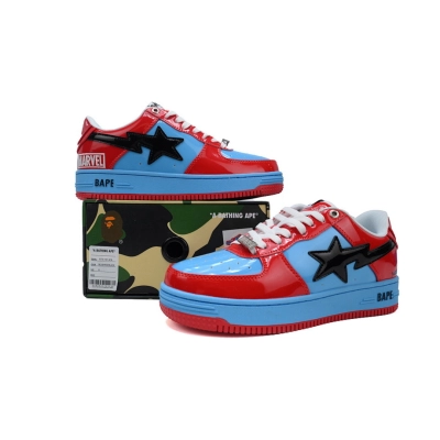 A BATHING APE Bapesta Red Blue 1I73-191-916  02