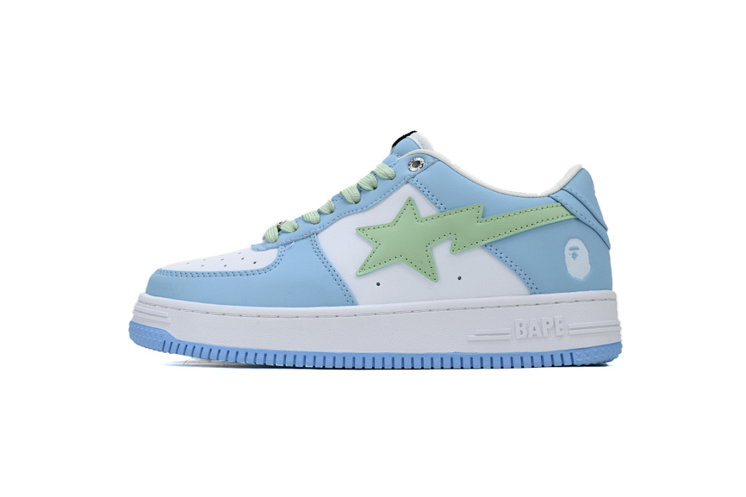 A BATHING APE Bapesta Blue Green 1H70-191-005