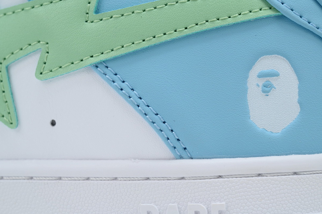 A BATHING APE Bapesta Blue Green 1H70-191-005