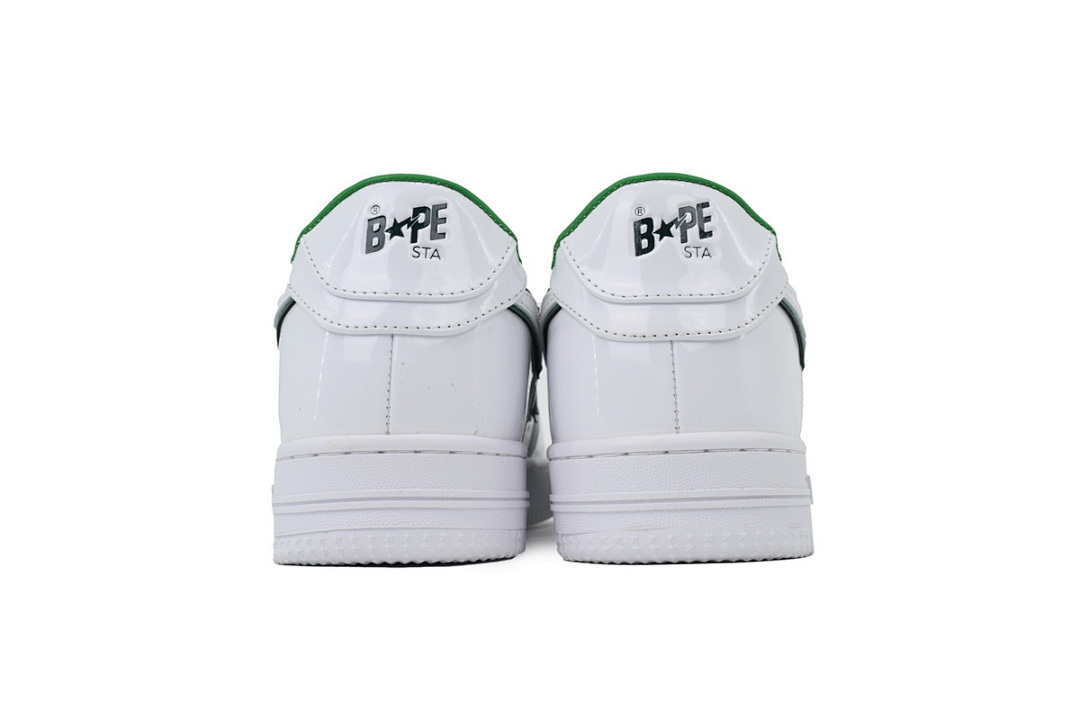 A BATHING APE Bapesta White Green 1J30-191-017