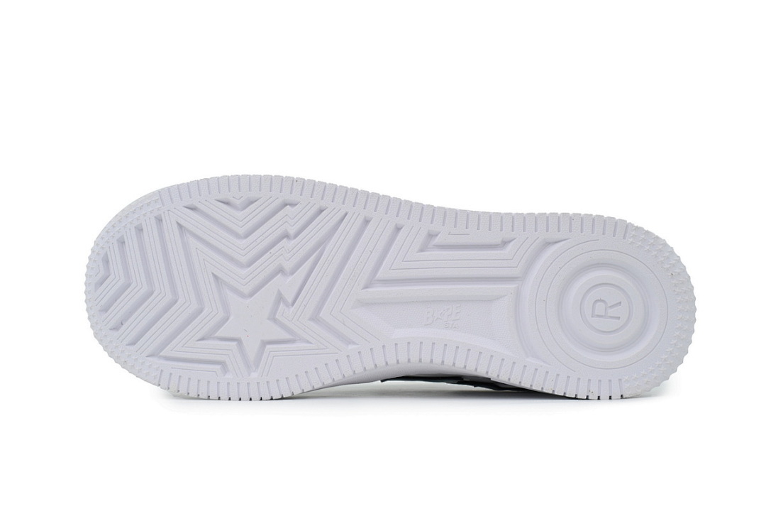 A BATHING APE Bapesta White Green 1J30-191-017