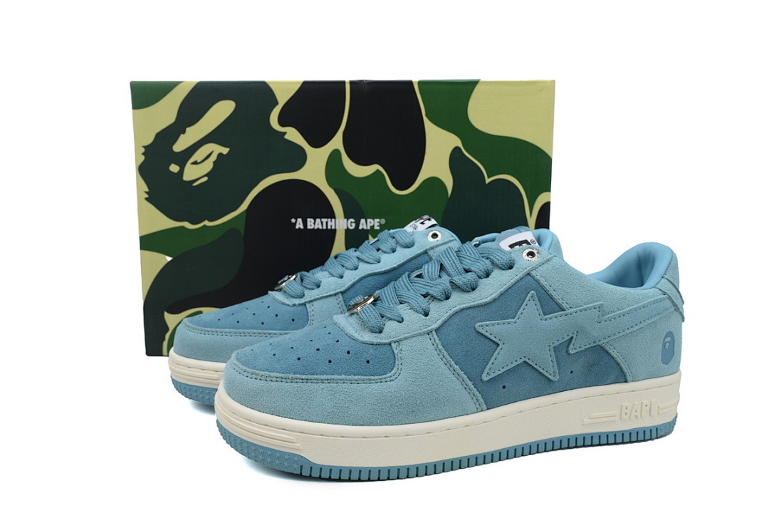 A BATHING APE Bapesta Light Blue 1H70-191-004