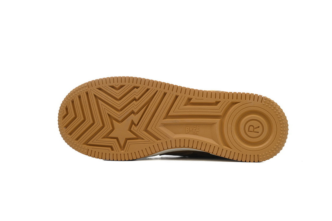 A BATHING APE Bapesta Tan Suede 1H70-191-004