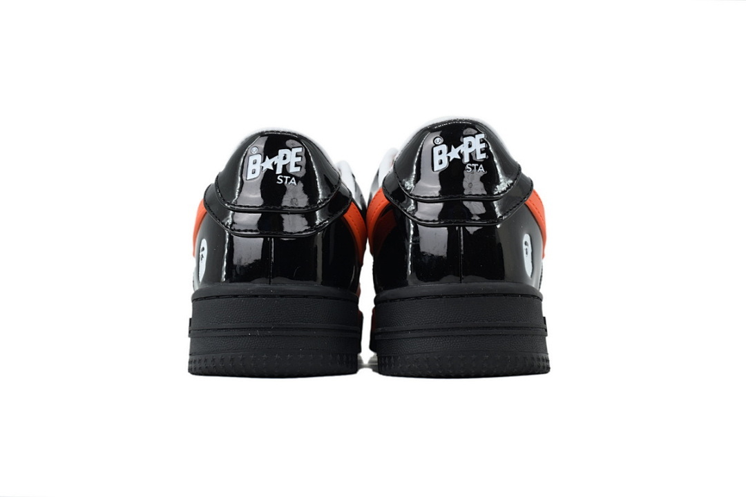 A  BATHING APE Black Tangerine Red Big Star OZX8HMX 91315M