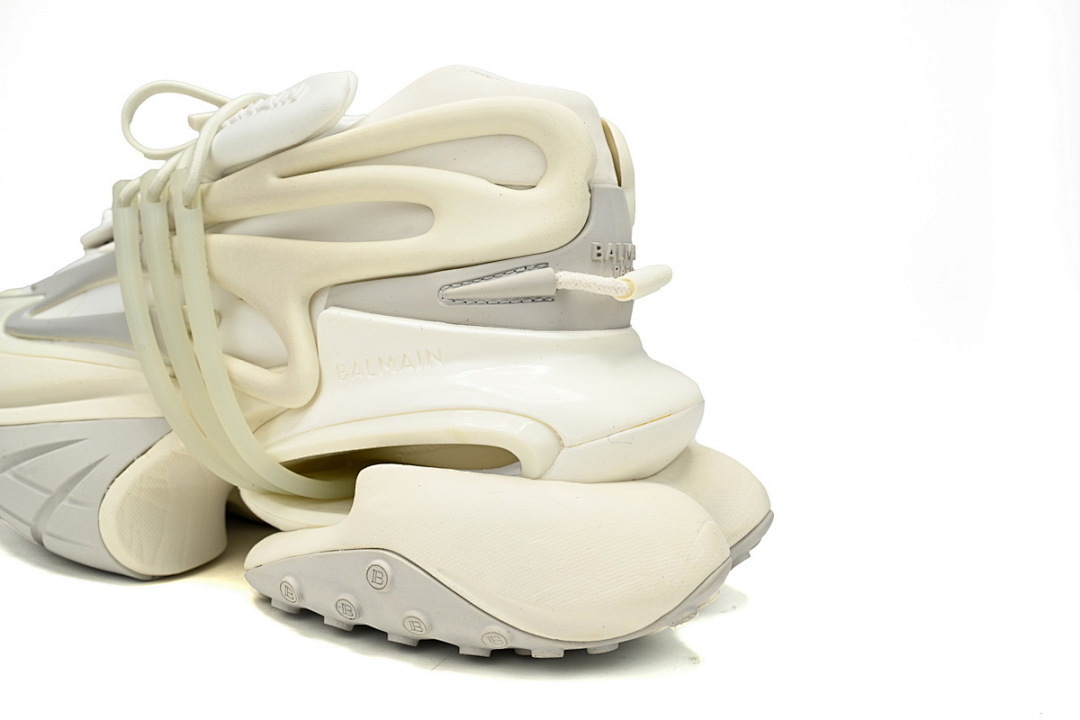 FC God Batch  BALMAIN Multikolor Buty sportowe All White YM1VJ309