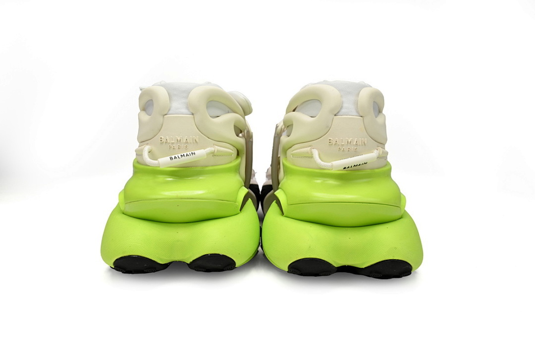 FC God Batch BALMAIN Multikolor Buty sportowe Black, white, and green YM1VJ309