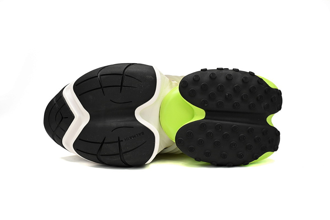 FC God Batch BALMAIN Multikolor Buty sportowe Black, white, and green YM1VJ309