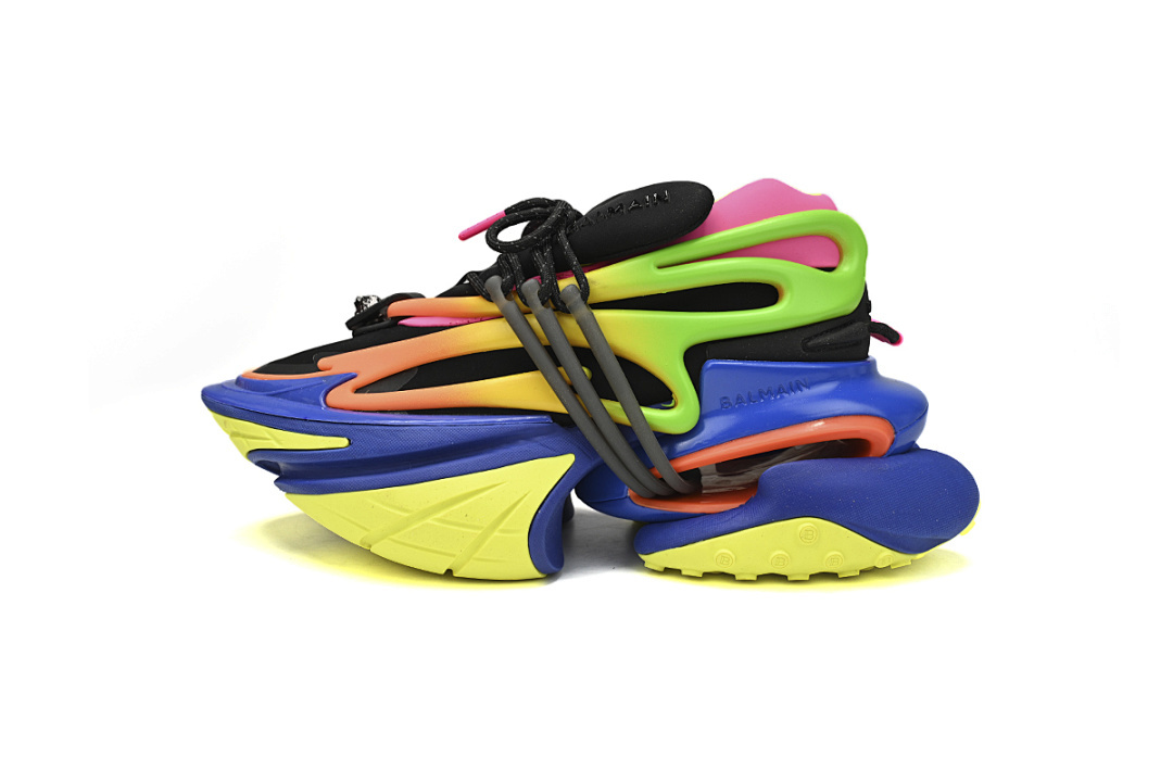 FC God Batch BALMAIN Multikolor Buty sportowe Colorful YM1VJ309