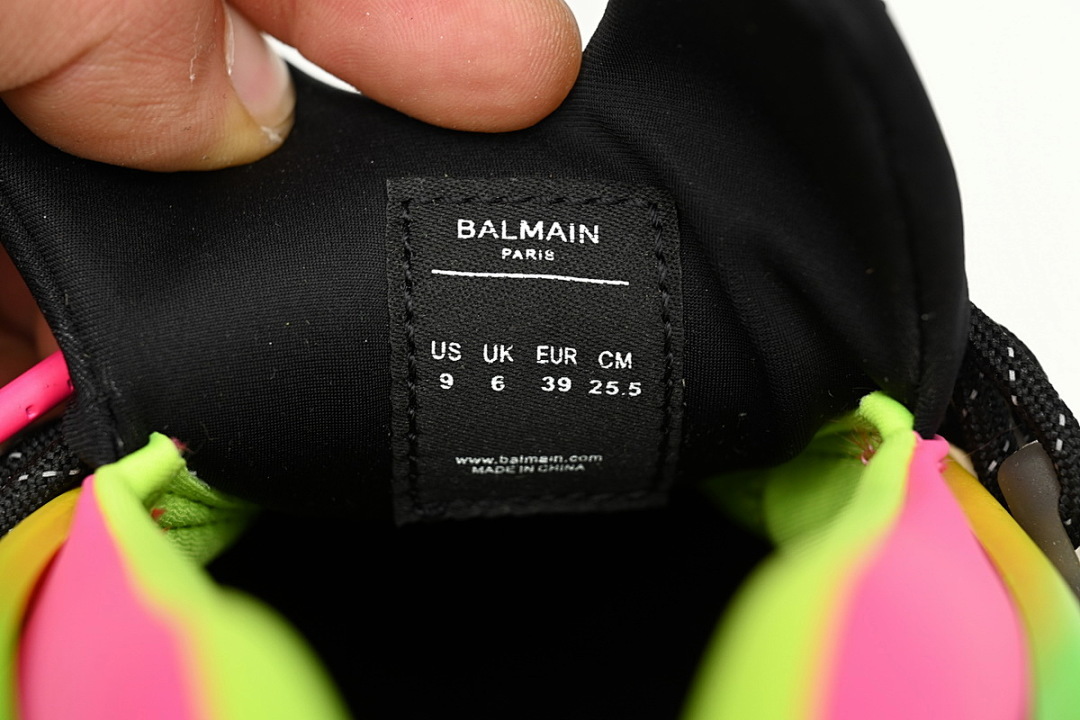 FC God Batch BALMAIN Multikolor Buty sportowe Colorful YM1VJ309