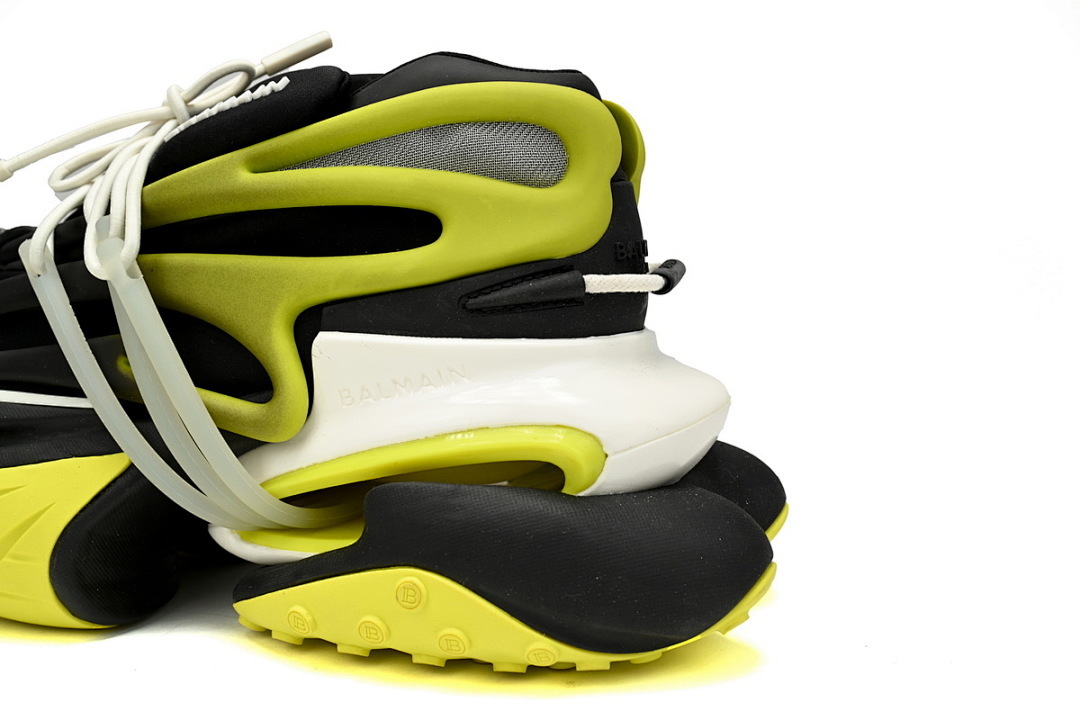 FC God Batch BALMAIN Multikolor Buty sportowe Black And Yellow YM1VJ309