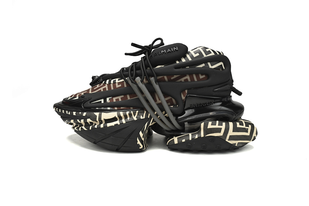 FC God Batch BALMAIN Multikolor Buty sportowe Lattice YM1VJ309