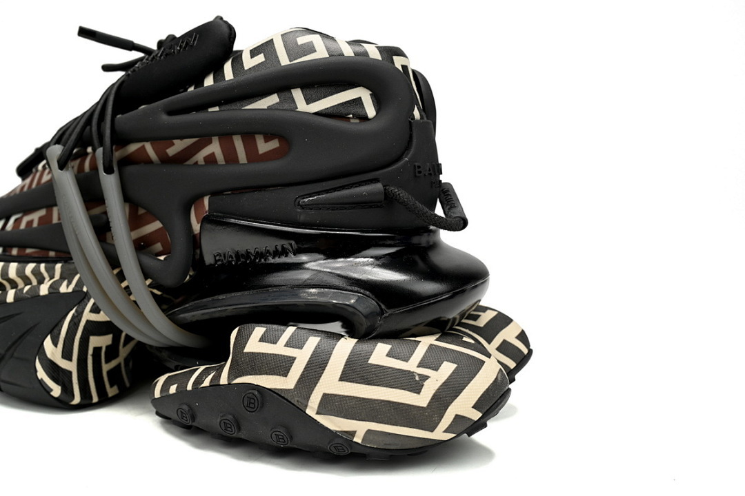 FC God Batch BALMAIN Multikolor Buty sportowe Lattice YM1VJ309