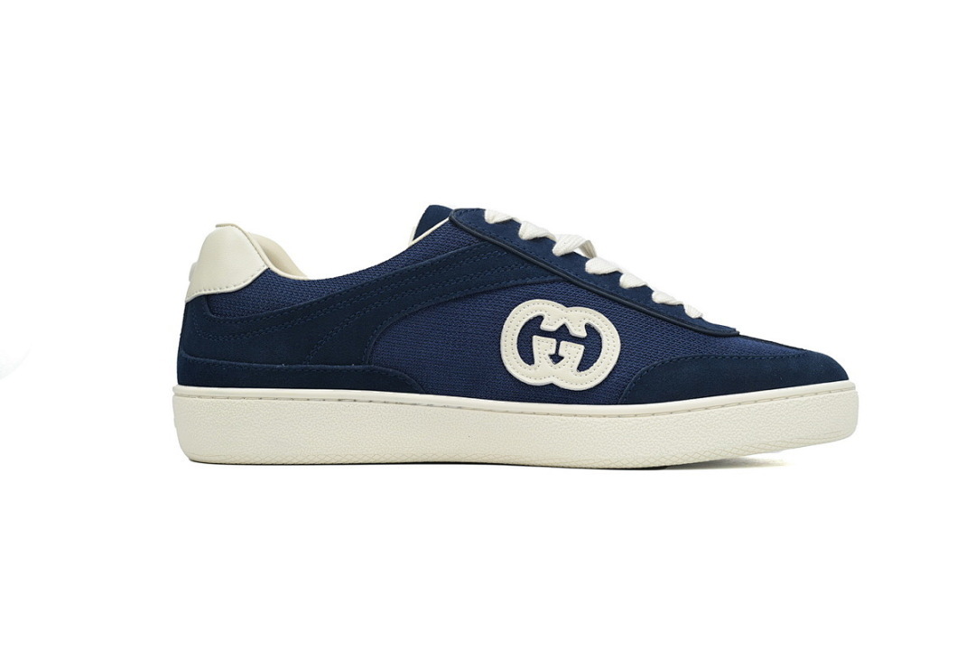 FC God Batch Gucci Navy Interlocking G Low-Top