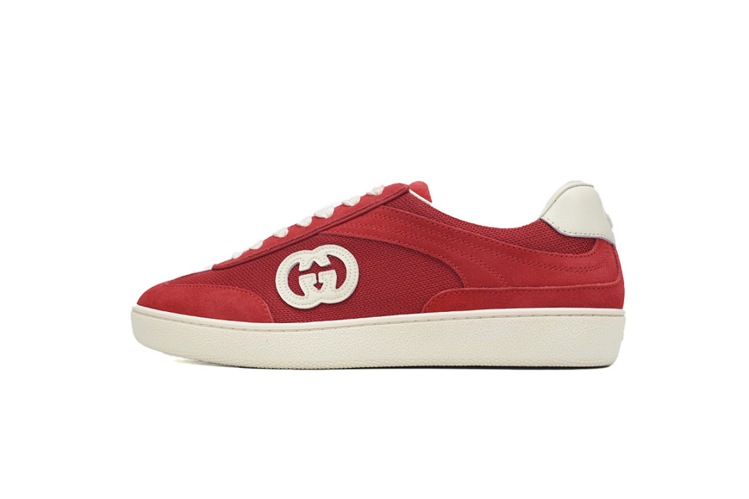 FC God Batch Gucci Red Interlocking G Low-Top