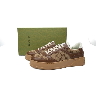 FC God Batch Gucci Brown Leather & GG Canvas Platform 02