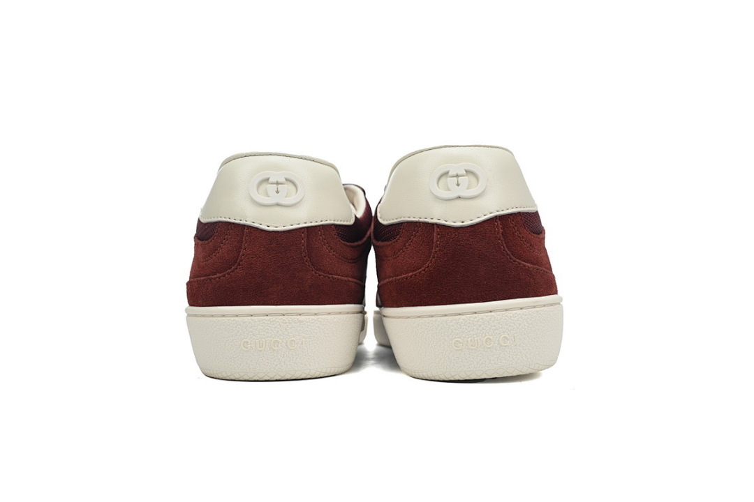 FC God Batch Gucci Burgundy Interlocking G Low-Top