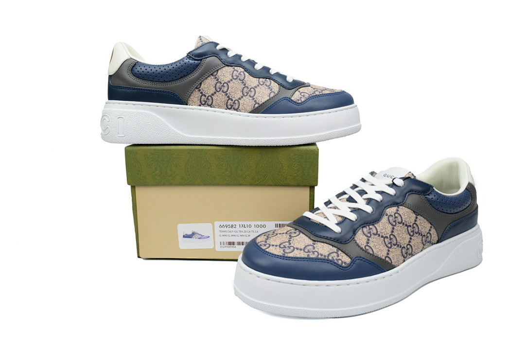 FC God Batch Gucci Blue & Grey GG Platform 