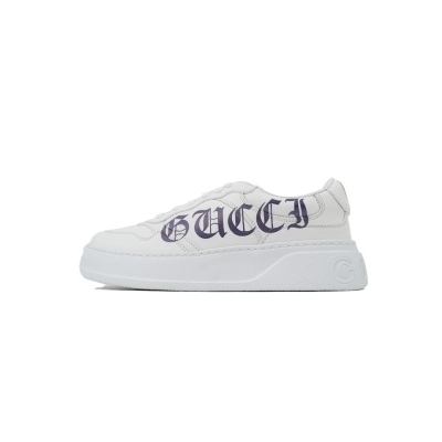  FC God Batch Gucci Low-Top Sneakers with Purple Gothic Logo 01