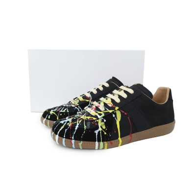 FC God Maison Margiela Black Paint Sneakers 02