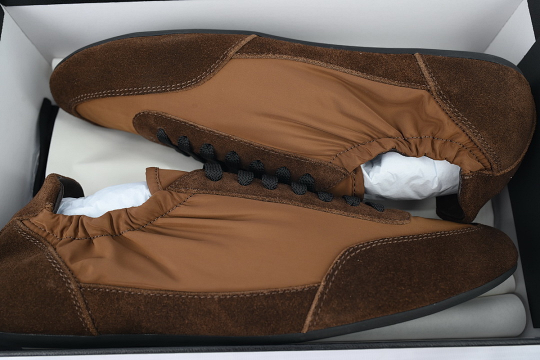 FC God Batch Prada Brown Low-Top Lace-Up