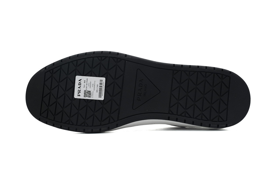 FC God Batch Prada Triangle Logo White & Black 