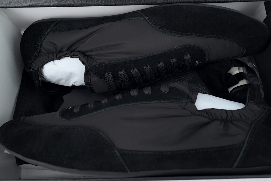 FC God Batch Prada Black Low-Top Lace-Up