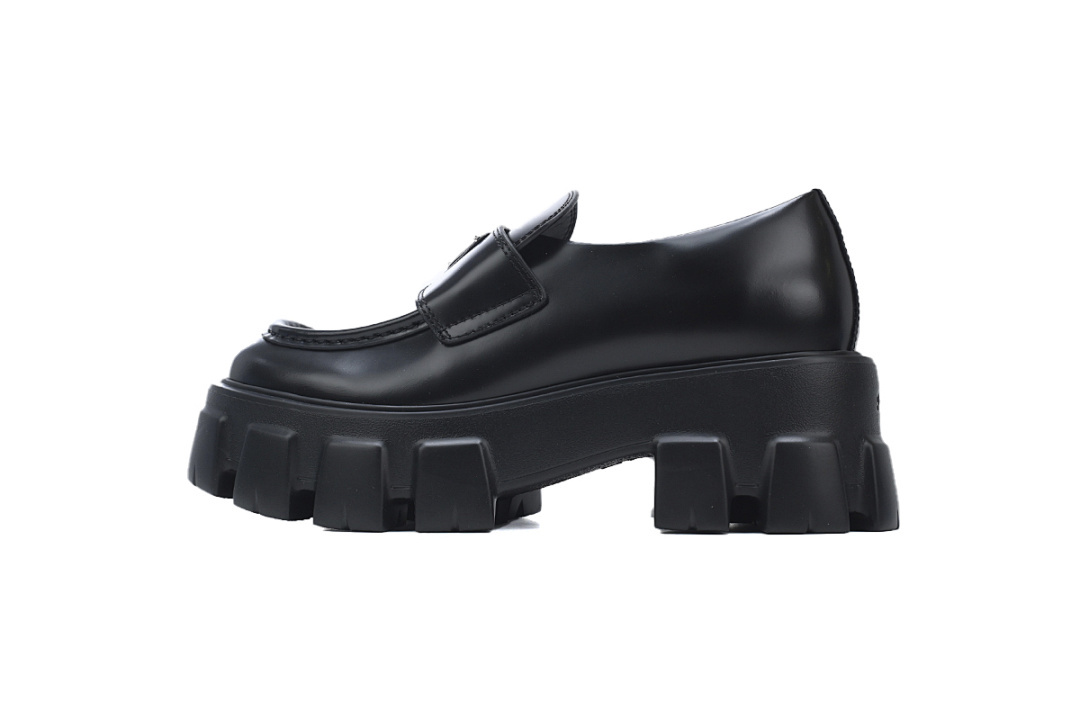 FC God Batch Prada Black Monolith Platform Loafers