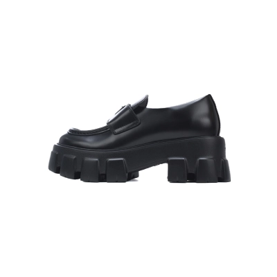 FC God Batch Prada Black Monolith Platform Loafers 01