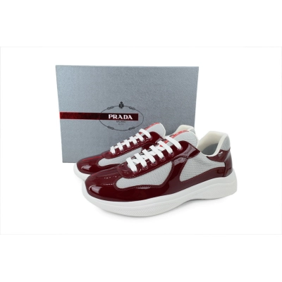 FC God Batch Prada Wine Red Patent & Mesh 02
