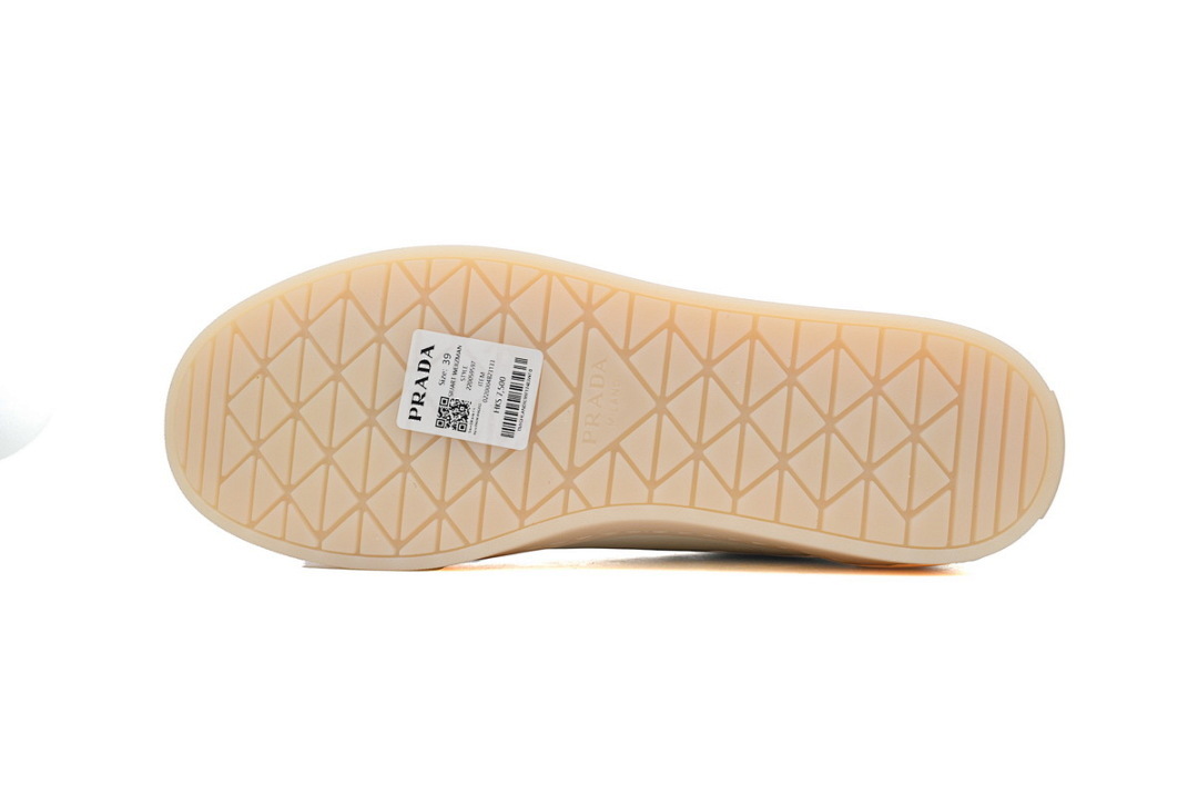 FC God Batch Prada Downtown Low Sneakers Rice White